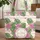 Personalized Your Name Monstera Tropical Floral Wreath - Birthday Gift Quilted Tote Bag - 1
