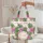 Personalized Your Name Monstera Tropical Floral Wreath - Birthday Gift Quilted Tote Bag - 5