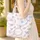 Butterflies Chrysanthemum Wreath Monogram - Wildlife Lover Gift Quilted Tote Bag - 4