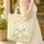 Lemon Leaves Blossoms Ornate Lemons Floral Wreath - Farmhouse Decor Gift Quilted Tote Bag - 4