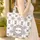 Folk Art Stars Diamonds Medallion - Boho Lifestyle Gift Quilted Tote Bag - 4
