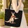Dynamic Boxing Kangaroo Punching Pose - Sporting Enthusiast Gift for Boxing Fan Quilted Tote Bag - 4