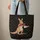 Dynamic Boxing Kangaroo Punching Pose - Sporting Enthusiast Gift for Boxing Fan Quilted Tote Bag - 6