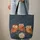 Three Owls Branches Vines Floral Frame - Wildlife Lover Gift Quilted Tote Bag - 6