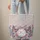 Ornate Butterflies Floral Vines Personalized Name - Everyday Tote Gift for Her Quilted Tote Bag - 6