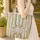 Raffia Straw Sunburst Woven Texture - Boho Lifestyle Everyday Carryall Quilted Tote Bag - 4