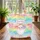 Personalized Rainbow Mane Sheep Name Cloud - Kids Everyday Gift Quilted Tote Bag - 3