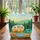 Vintage Travel Trailer Tent Wildflower Meadow Pine Forest - Outdoor Adventure Gift Quilted Tote Bag - 3