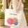 Pink Strawberry Red-Orange Strawberry Blue Blueberry Cloud Stars Sparkles Leaves - Everyday Carryall Quilted Tote Bag - 4