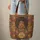 African Woman Afro Gold Jewelry - Heritage Lifestyle Gift for Her Quilted Tote Bag - 6