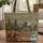 Majestic Brown Bear Rustic Log Cabins - Personalized Woodland Gift Quilted Tote Bag - 1