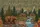 Majestic Brown Bear Rustic Log Cabins - Personalized Woodland Gift Quilted Tote Bag - 7