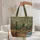 Majestic Brown Bear Rustic Log Cabins - Personalized Woodland Gift Quilted Tote Bag - 5
