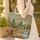 Majestic Brown Bear Rustic Log Cabins - Personalized Woodland Gift Quilted Tote Bag - 4