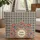 Ornate Star Medallion Circular Interlocking Arabesque - Boho Lifestyle Home Decor Travel Everyday Gift Quilted Tote Bag - 1
