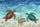 Ornate Sea Turtles Ocean Waves - Ocean Lover Gift for Marine Life Enthusiasts Quilted Tote Bag - 7