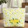 Scattered Lemons Green Leaves Personalized Name - Botanical Lover Everyday Gift Quilted Tote Bag - 1