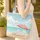 Personalized Weathered Sign Beach Chairs Umbrella - Tranquil Ocean Summer Vacation Gift Quilted Tote Bag - 4