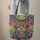 Vibrant Rainbow Cat Face Organic Shapes Your Name - Everyday Tote Gift for Cat Lover Quilted Tote Bag - 6