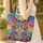 Vibrant Rainbow Cat Face Organic Shapes Your Name - Everyday Tote Gift for Cat Lover Quilted Tote Bag - 4
