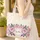 Rose Botanical Floral Wreath Parchment - Everyday Tote Gift Quilted Tote Bag - 4