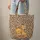 Baby Lion Cub Giraffe Calf Weathered Wooden Name Sign - Leopard Safari Wildlife Gift for Kids Quilted Tote Bag - 6