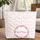 Pink Rose Wreath Your Name Everyday Gift for Her Quilted Tote Bag - 1