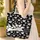 Black White Paw Prints Storybook Name Ribbon - Everyday Dog Cat Lover Gift Quilted Tote Bag - 4