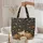 Tabby Cat Books Apple Falling Fruit Flowers - Reading Lover Gift Quilted Tote Bag - 5