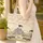 Japanese Women Tea Ceremony Floral Blossoms - Cultural Bag Gift Quilted Tote Bag - 4