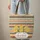 Woven Stripes Yellow Tulips Floral Wreath - Tulip Lovers Gift Quilted Tote Bag - 6