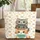 Three Stacked Cats Paw Prints Yarn Balls - Everyday Birthday Gift for Cat Lovers Quilted Tote Bag - 1