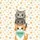 Three Stacked Cats Paw Prints Yarn Balls - Everyday Birthday Gift for Cat Lovers Quilted Tote Bag - 7