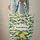 Personalized Yellow Lemon Branch Medallion Green Leaves - Citrus Botanical Gift Quilted Tote Bag - 6