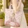 Rococo Woman Gown Fan Tiara Blush Roses Gold Scrollwork - Everyday Tote Quilted Tote Bag - 4