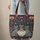 Three Cats Folk Art Flowers Hearts Butterflies - Cat Lover Gift Quilted Tote Bag - 6