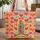 Our Lady of Guadalupe Hearts Stars Floral Personalized Faith Gift Quilted Tote Bag - 1