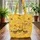 Cartoon Bees Honeycomb Honey Jar Flag - Bee Lover Everyday Tote Quilted Tote Bag - 3