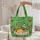 Personalized Taco Tequila Lime Tropical Floral Fiesta Celebration Gift Quilted Tote Bag - 5