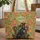 Black Greyhound Dog Armchair Peony Wildflower Floral Vine - Dog Owner Bag Gift Quilted Tote Bag - 1
