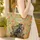 Black Greyhound Dog Armchair Peony Wildflower Floral Vine - Dog Owner Bag Gift Quilted Tote Bag - 4