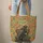 Black Greyhound Dog Armchair Peony Wildflower Floral Vine - Dog Owner Bag Gift Quilted Tote Bag - 6