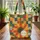 Folk Art Sunflower Hoop Farmhouse Decor Name Gift Quilted Tote Bag - 3