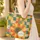Folk Art Sunflower Hoop Farmhouse Decor Name Gift Quilted Tote Bag - 4