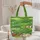 Personalized Vintage Golf Cart Flag Ball Golf Course Hills - Golfer Everyday Tote Quilted Tote Bag - 5
