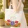 Tulips Hyacinth Botanical Vines Floral Wreath Name - Floral Lover Gift Quilted Tote Bag - 4