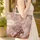 Woman Profile Headwrap Hoop Earrings Butterflies Flowers - Everyday Tote Quilted Tote Bag - 4