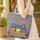 Playful Cats Colorful Shapes Name Flag Bubble Letters - Cat Lover Everyday Gift Quilted Tote Bag - 4