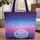 Cosmic Stars Galaxy Your Name Medallion - Keepsake Gift for Space Lover Quilted Tote Bag - 1