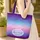 Cosmic Stars Galaxy Your Name Medallion - Keepsake Gift for Space Lover Quilted Tote Bag - 4